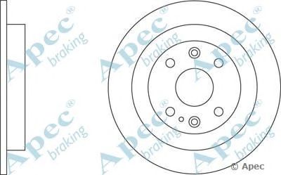 APEC BRAKING dsk623 -  Тормозной диск
